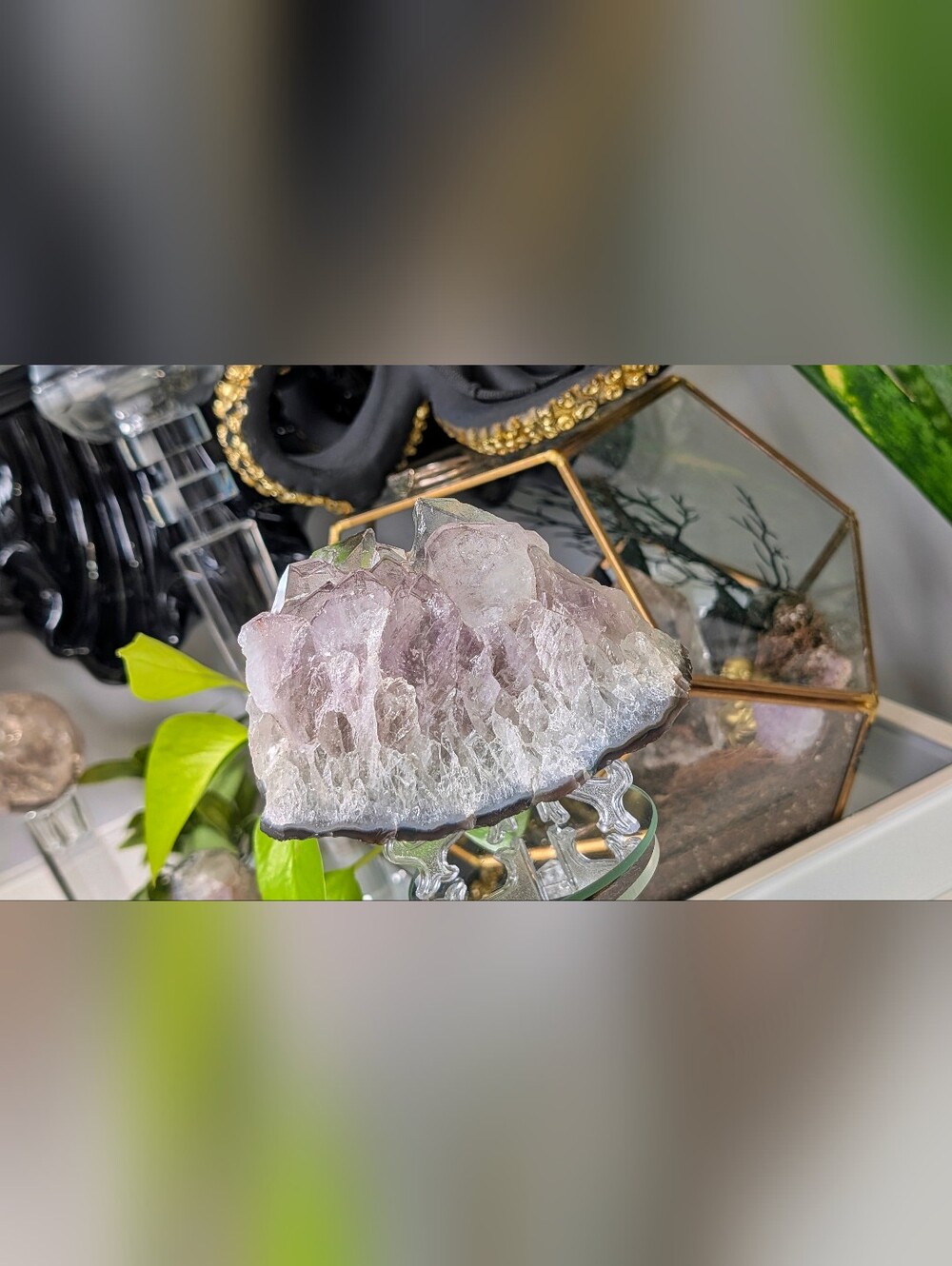 Super 7 Quartz Amethyst Crystal Cluster